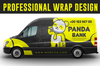 make top notch vehicle wrap, van wrap, car wrap design