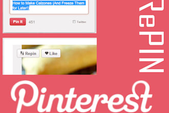 give 100+ Pinterest RePin for your shares within 72 hours