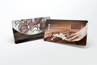 create double sided business card design