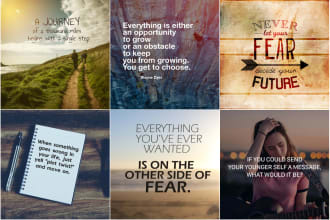 provide motivational quotes images with logo