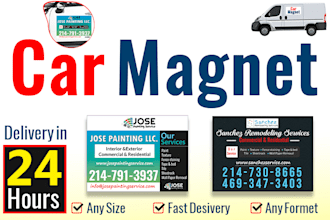 design car magnet within 24 hours