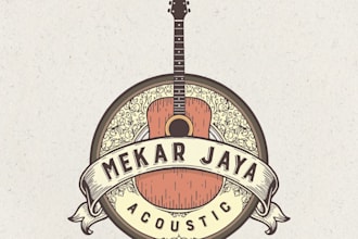 design beautiful hand drawn logo