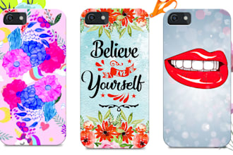 create super creative eye catching phone case design