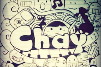 draw your name in my doodle art