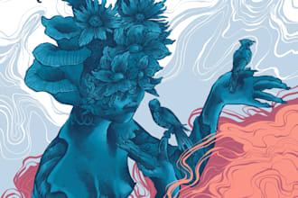 draw cool illustration for anything
