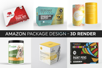 create amazon product packaging design
