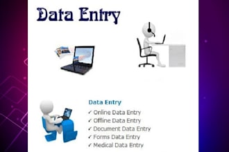do data entry, reconciliation and bookkeeping