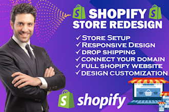 redesign shopify ecommerce website,shopify design and redesign,shopify redesign