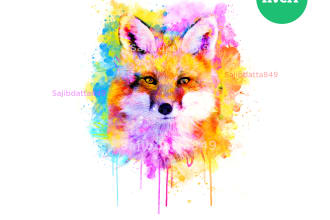 design custom watercolor illustrations for your t shirt merchandise