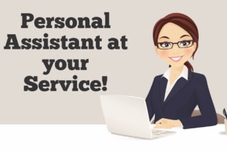 be your virtual assistant VA for any work