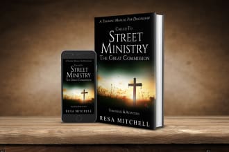 design a professional 3d book cover