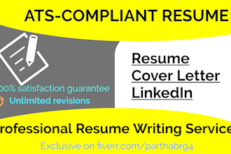 provide professional resume or CV writing service
