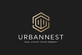 create a modern minimal business logo design with copyrights