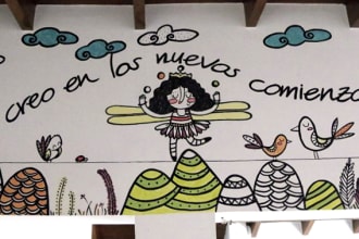 design a mural for your business or your place