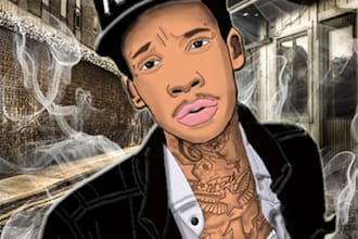 turn You or A Photo Into A Detailed Cartoon