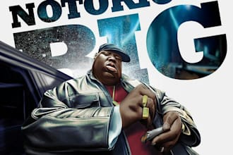 design dope cartoon music cover