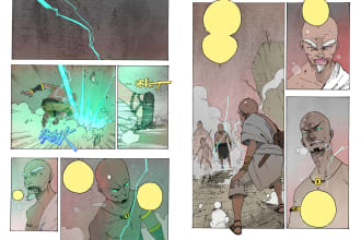 make dark comic or graphic novel