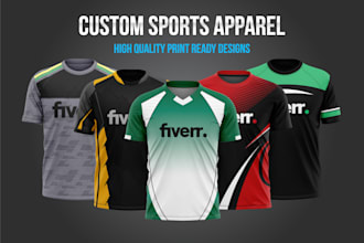 do any custom sports jersey design or sublimation jersey
