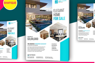 design a flyer for your real estate, property business