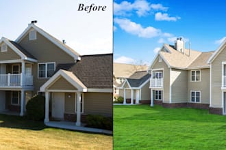 edit and retouch your real estate photo