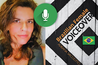 record a professional brazilian portuguese voice over