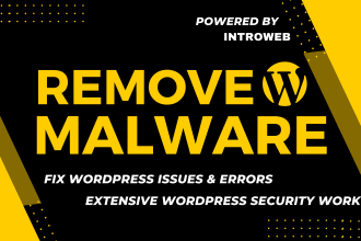 remove malware and fix wordpress hacked website security