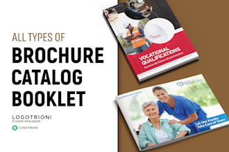create a brochure, catalog, booklet, and menu design