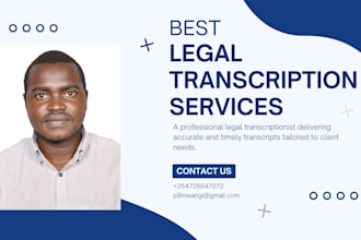do quality and fast transcription for depositions and other legal files