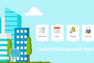 provide society management application