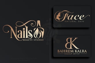 design cosmetic beauty fashion and elegant minimalist logo