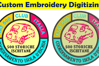 do custom embroidery digitizing for your machine