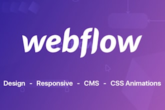 design, webflow, cms, responsive, CSS animations