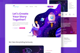 design figma website UI, saas landing page, figma website mockup, PSD design