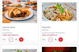 deliver food app, package delivery app, cab booking app