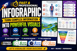 design a professional infographic with quick turnaround