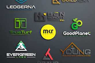 Best Deals!  design 3 masculine, bold, real estate logo, construction