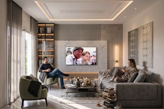 design your room interior with realistic 3d renders