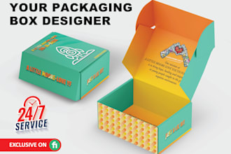 do product packaging box design, box design, mailer box subscription box with 3d