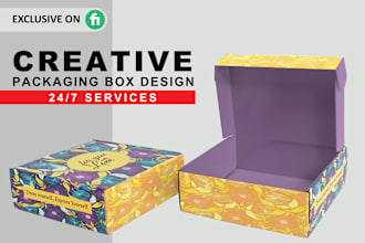 do product packaging design, box packaging design and mailer box