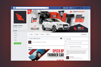 social media design, facebook page, linkedin post banner cover youtube thumbnail