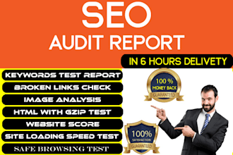 provide full website audit report, SEO audit report