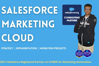 set up salesforce marketing cloud email, data extn, journey