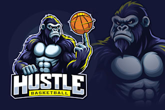 design mascot sport logo for team and pro leagues