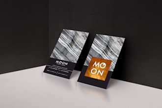 design a modern business card