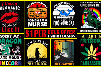 do custom t shirt designs and bulk t shirt designs