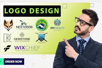 design creative modern logo for your business