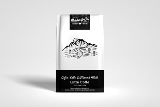do premium product packaging design, pouch design, bottle label
