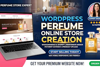 make a website for your perfume cologne fragrance store