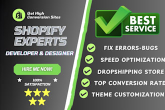 create shopify website with page speed optmization