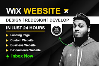 do wix redesign or wix website design or wix ecommerce store
